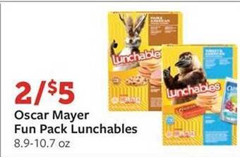 Fareway Oscar Mayer Fun Pack Lunchables offer
