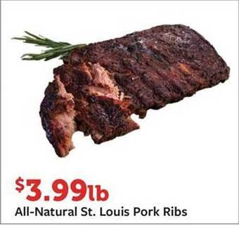 Fareway Allnatural St Louis Pork Ribs offer