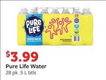 Fareway Pure Life Water offer