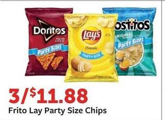 Fareway Frito Lay Party Size Chips offer