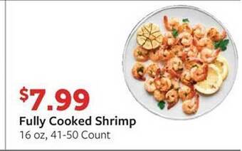 Fareway Fully Cooked Shrimp offer