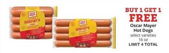 Fareway Oscar Mayer Hot Dogs offer