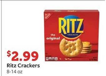 Fareway Ritz Crackers offer
