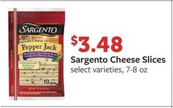 Fareway Sargento Cheese Slices offer
