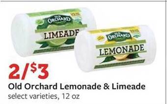 Fareway Old Orchard Lemonade & Limeade offer