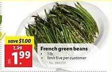 Lidl French Green Beans offer
