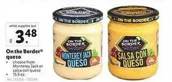 Lidl On The Border Queso offer
