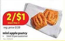 Lidl Mini Apple Pastry offer