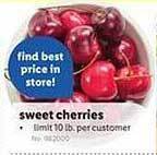 Lidl Sweet Cherries offer
