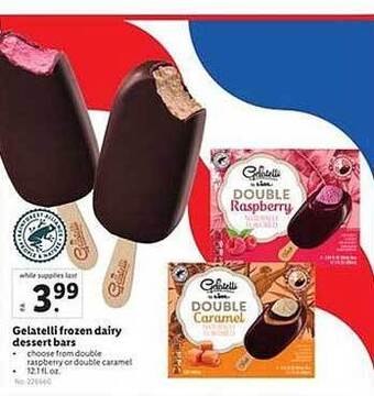 Lidl Gelatelli Frozen Dairy Dessert Bars offer