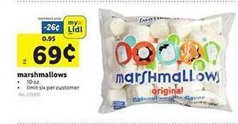 Lidl Marshmallows offer