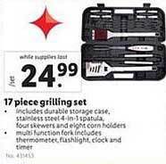 Lidl 17 Piece Grilling Set offer