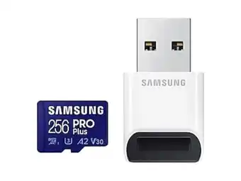 Samsung Pro plus + reader microsdxc 256gb offer
