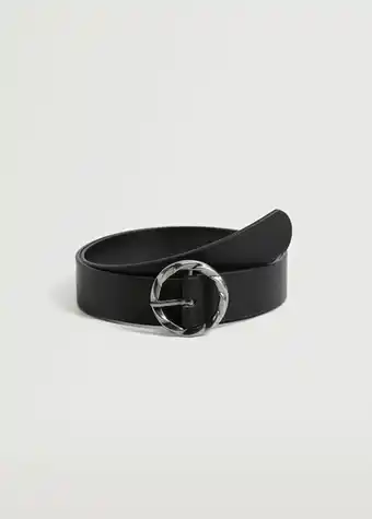 Mango Rounded buckle belt offer