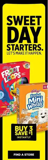 Dollar General Froot Loops, Frosted Mini Wheats offer