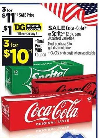 Dollar General Coca-cola Or Sprite offer