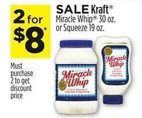 Dollar General Kraft Miracle Whip offer