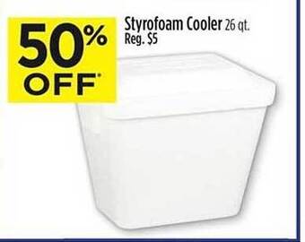 Dollar General Styrofoam Cooler offer