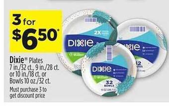 Dollar General Dixie Plates offer