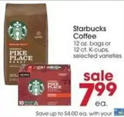 Giant Eagle Starbucks Coffee 12 oz. offer