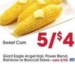 Giant Eagle Sweet Corn offer