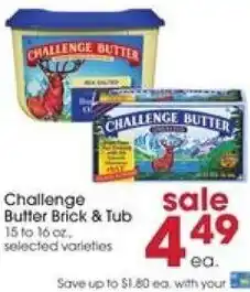 Giant Eagle Challenge Butter Brick & Tub 15 to 16 oz. offer