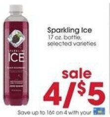 Giant Eagle Sparkling Ice 17 oz. offer