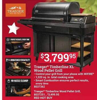 Ace Hardware Traeger Timberline XL Wood Pellet Grill offer