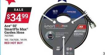 Ace Hardware Ace 50' Smartflo Max Garden Hose offer