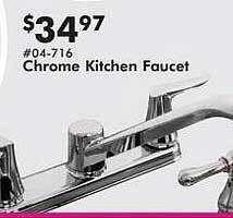 Valu Home Centers Chrome Kitchen Faucet offer