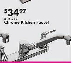 Valu Home Centers Chrome Kitchen Faucet offer