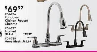 Valu Home Centers Pulldown Kitchen Faucet Chrome offer