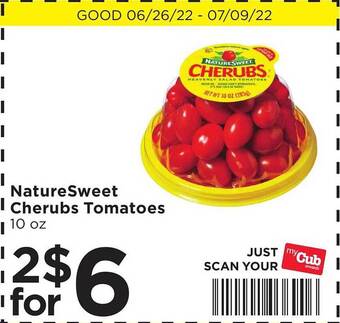 Cub Foods Naturesweet Cherubs Tomatoes offer