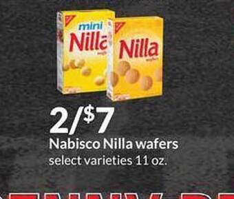 Hy-Vee Nabisco Nilla Wafers offer