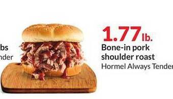 Hy-Vee Bone-in Pork Shoulder Roast offer