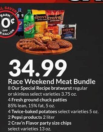 Hy-Vee Race Weekend Meat Bundle offer
