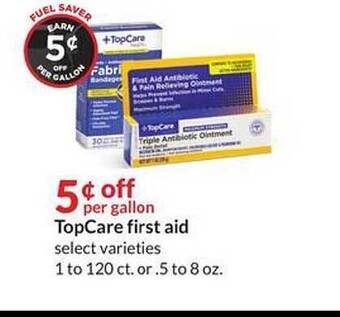 Hy-Vee TopCare First Aid offer