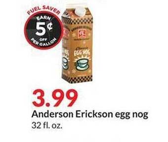 Hy-Vee Anderson Erickson Egg Nog offer