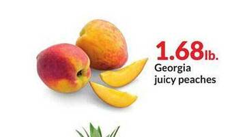 Hy-Vee Georgia Juicy Peaches offer