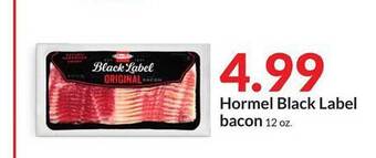 Hy-Vee Hormel Black Label Bacon offer
