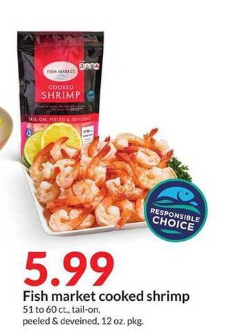Hy-Vee Fish Market Cooked Shrimp offer