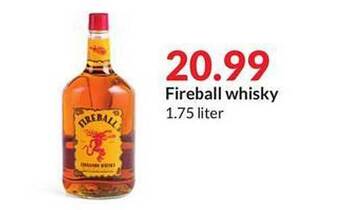 Hy-Vee Fireball Whisky offer