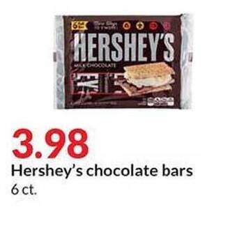 Hy-Vee Hershey's Chocolate Bars offer