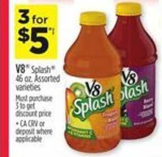 Dollar General V8 Splash offer