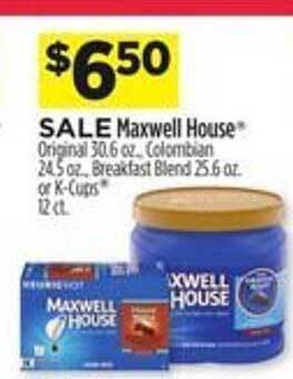 Dollar General Maxwell House offer