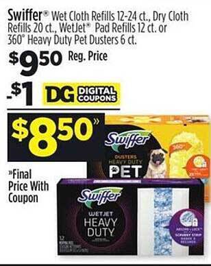 Dollar General Swiffer offer