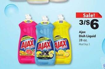 Family Dollar Ajax Dish Liquid offer