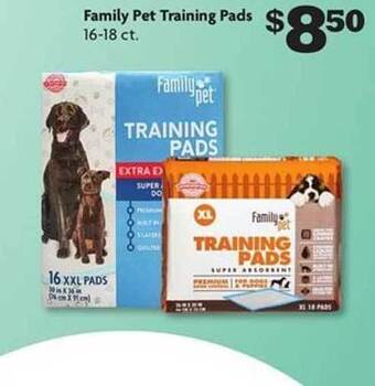 Family Dollar Family Pet Training Pads offer
