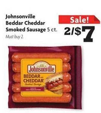 Family Dollar Johnsonville Beddar Cheddar Smoked Sausage offer