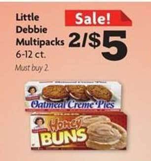 Family Dollar Little Debbie Multipacks offer